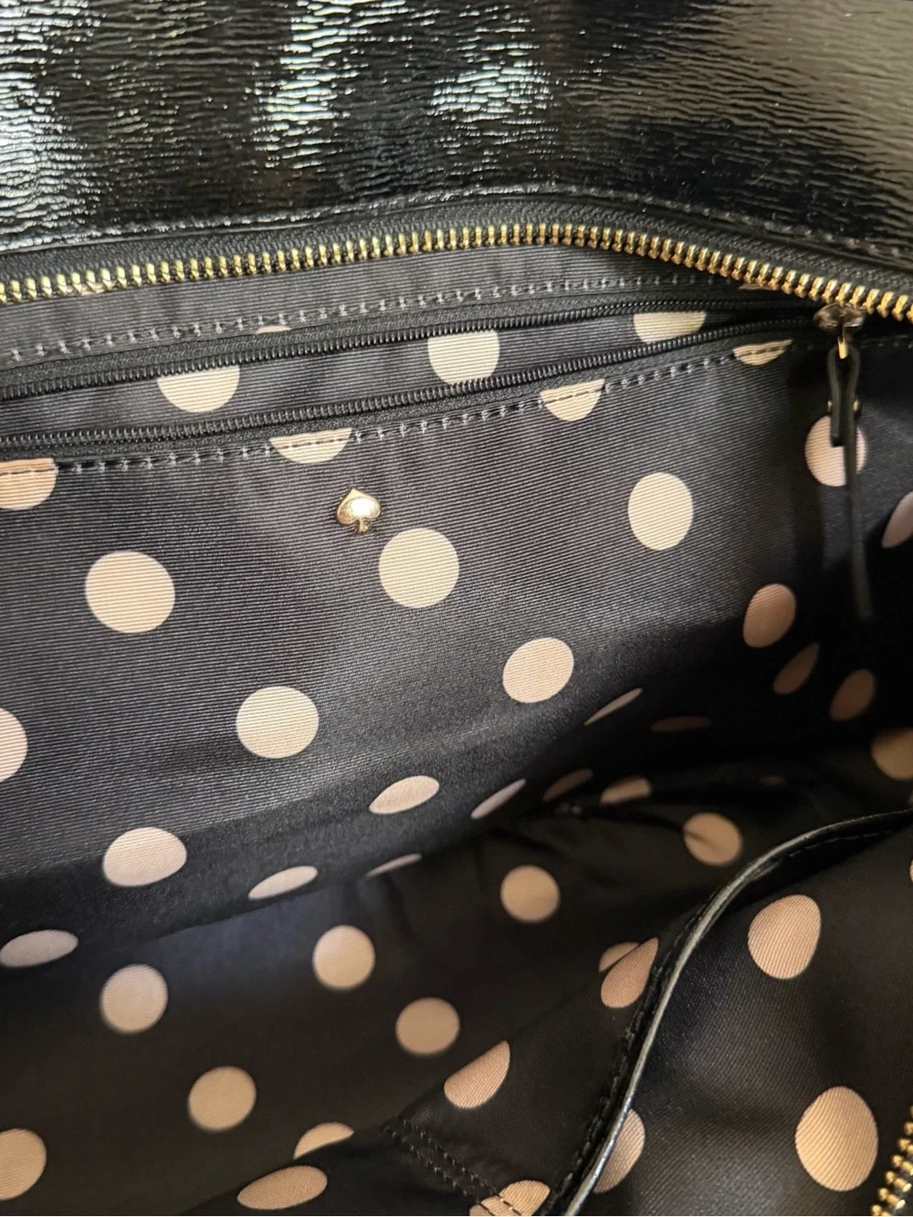KATE SPADE Black Shoulder Tote Bag